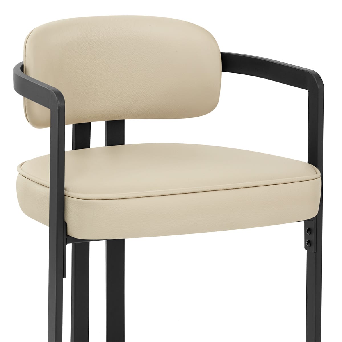 Chaise Cuir Véritable - Kara Crème