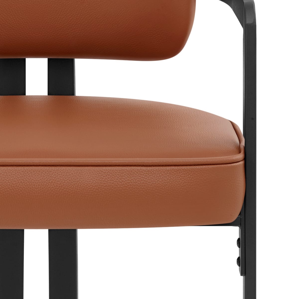 Chaise Cuir Véritable - Kara Marron