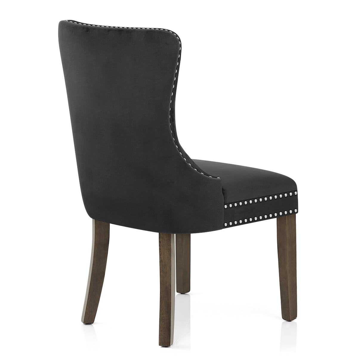 Kensington Dining Chair Black Velvet