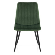 Lagos Dining Chair Green Velvet