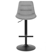Lattice Stool Grey Fabric