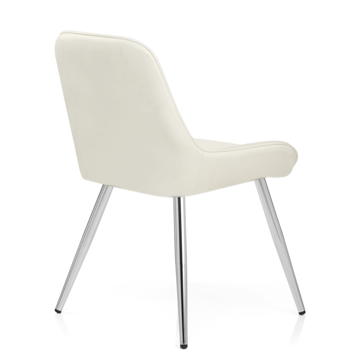 Lincoln Chrome Chair Antique Cream