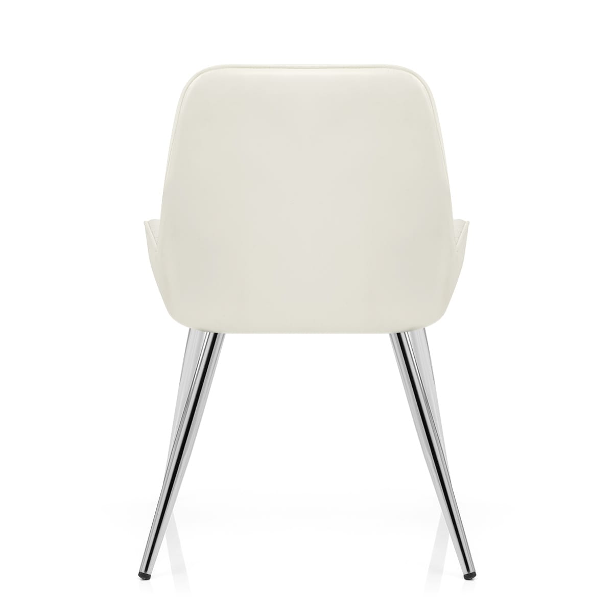Lincoln Chrome Chair Antique Cream