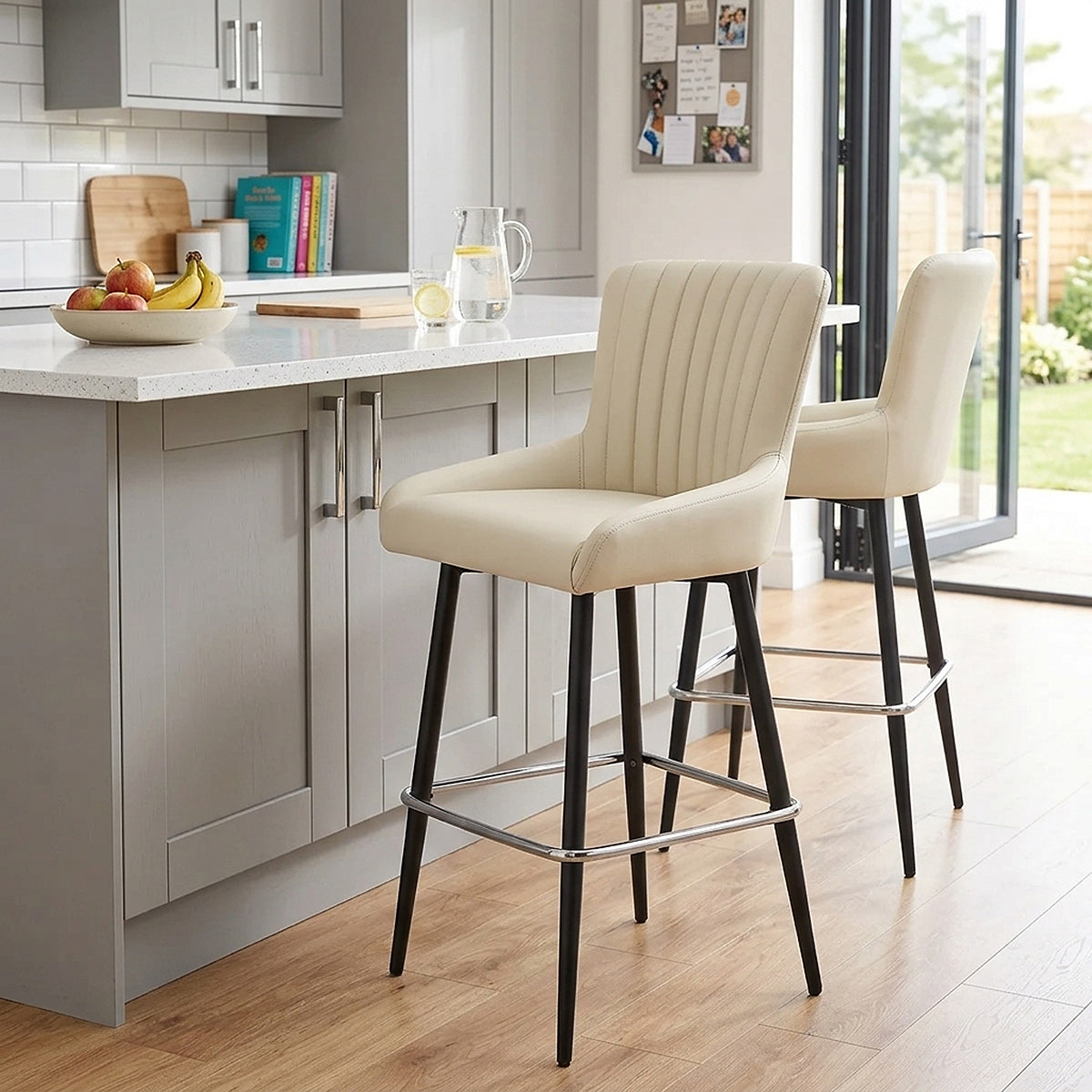 Tabouret de bar - Lucia Crème 