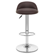 Lulu Real Leather Stool Brown