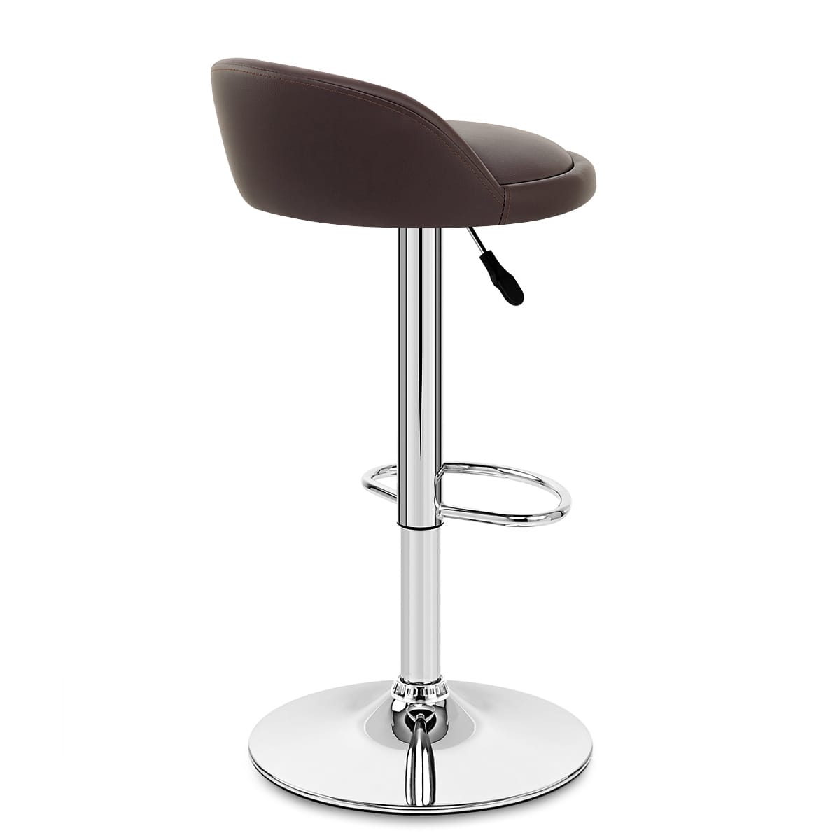 Lulu Real Leather Stool Brown