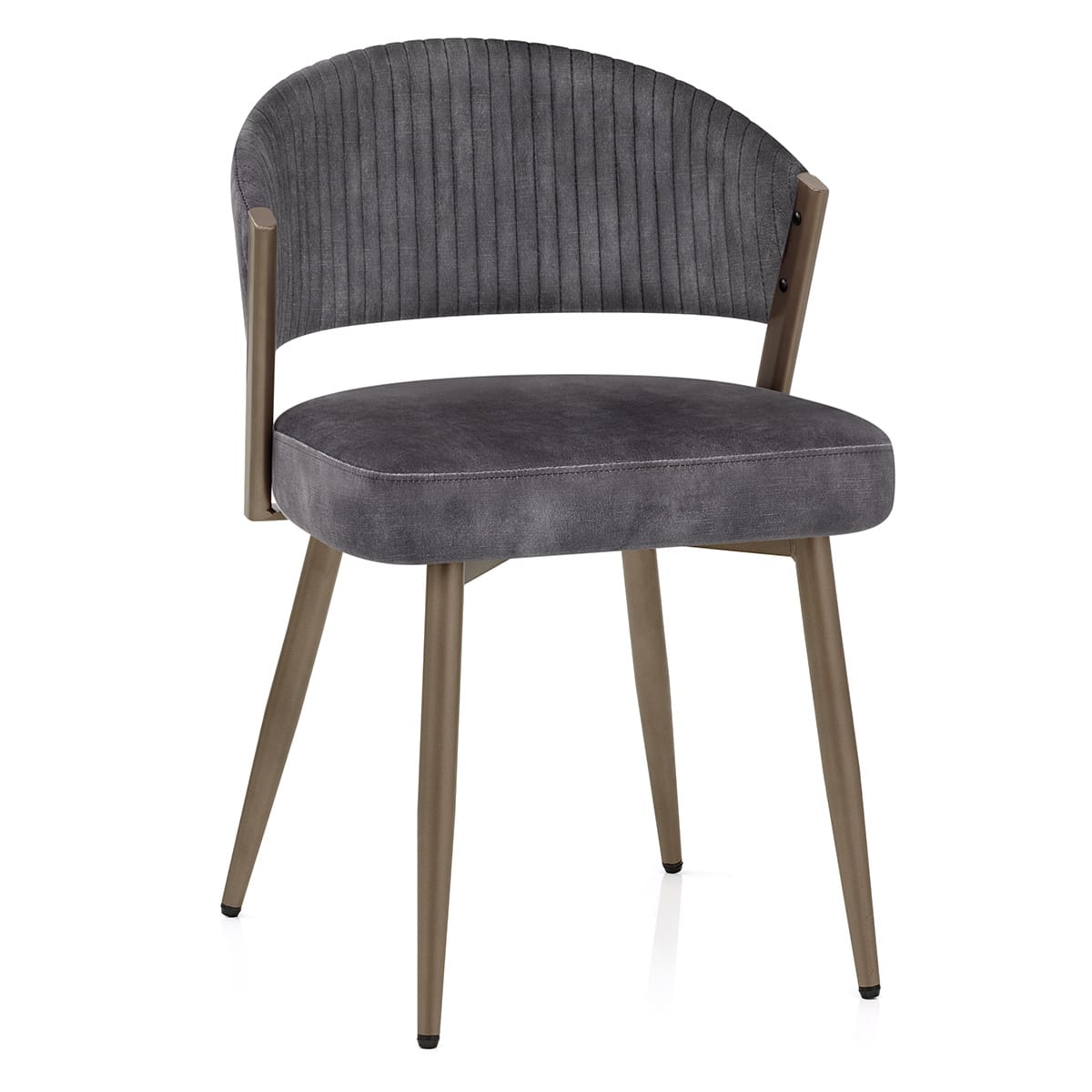 Lusso Dining Chair Charcoal Velvet
