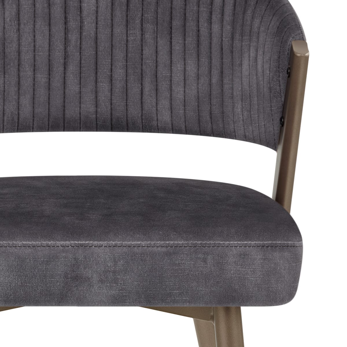 Lusso Dining Chair Charcoal Velvet