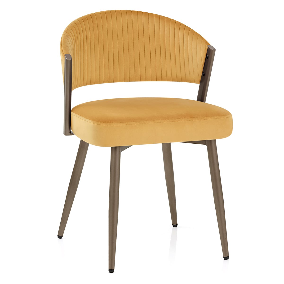 Lusso Dining Chair Gold Velvet