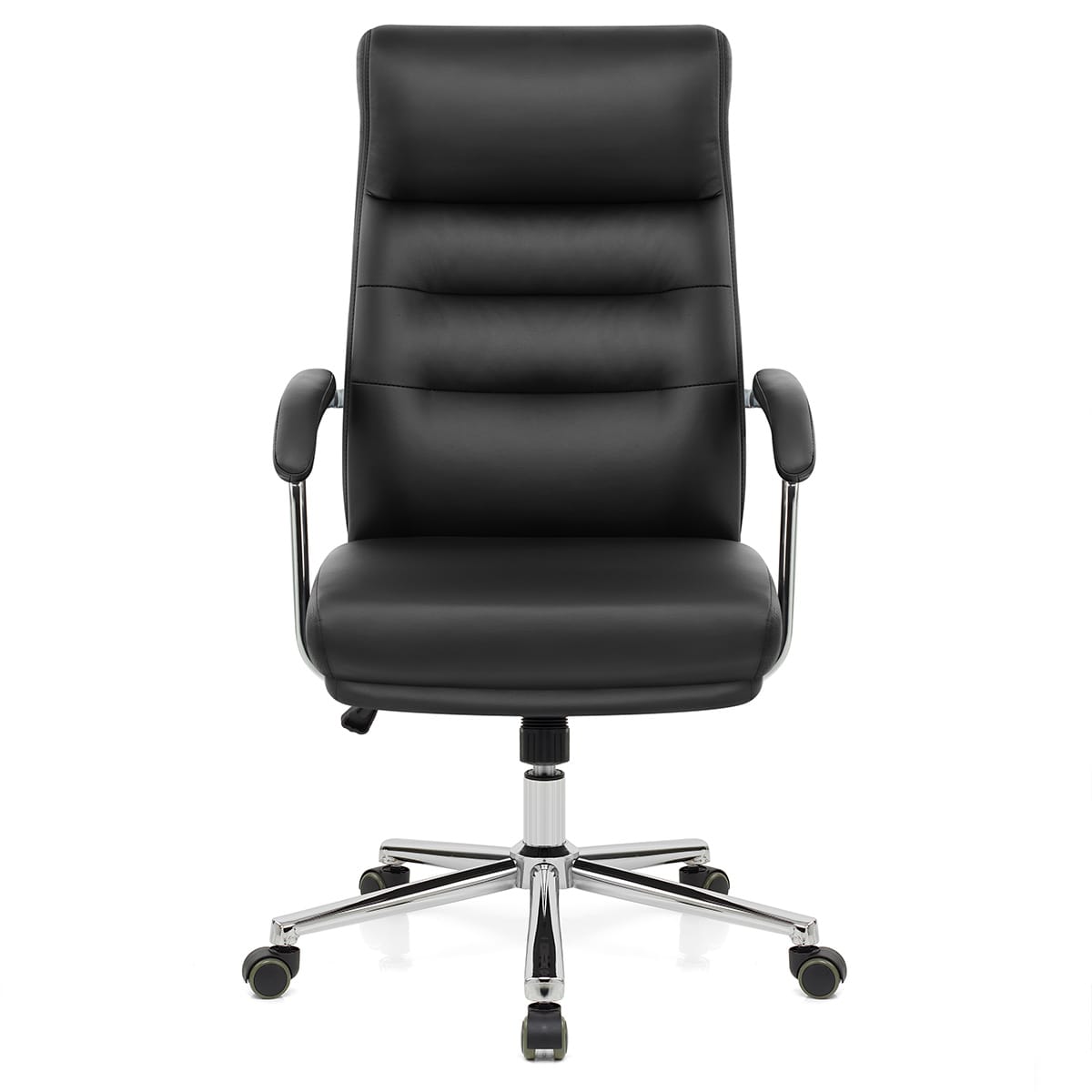 Chaise de Bureau Faux Cuir - Lyon Noir 