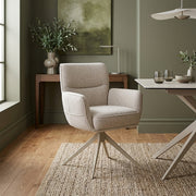 Chaise Tissu - Marbella Crème