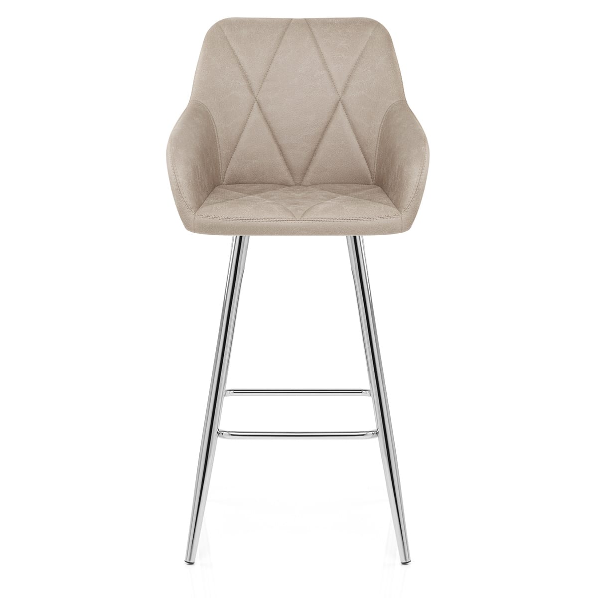 Tabouret de Bar Faux Cuir Antique - Mason Taupe 