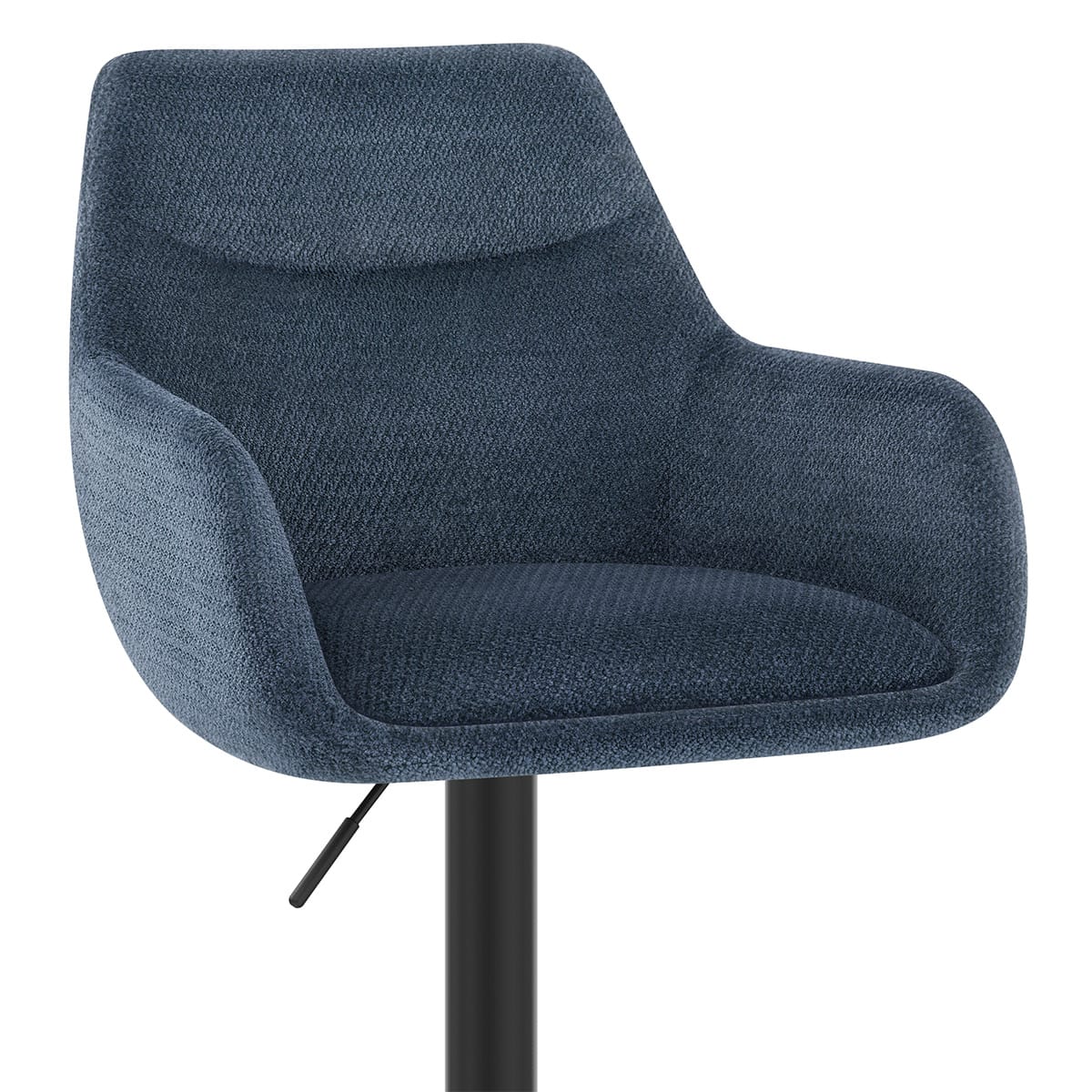 Matteo Bar Stool Blue Fabric