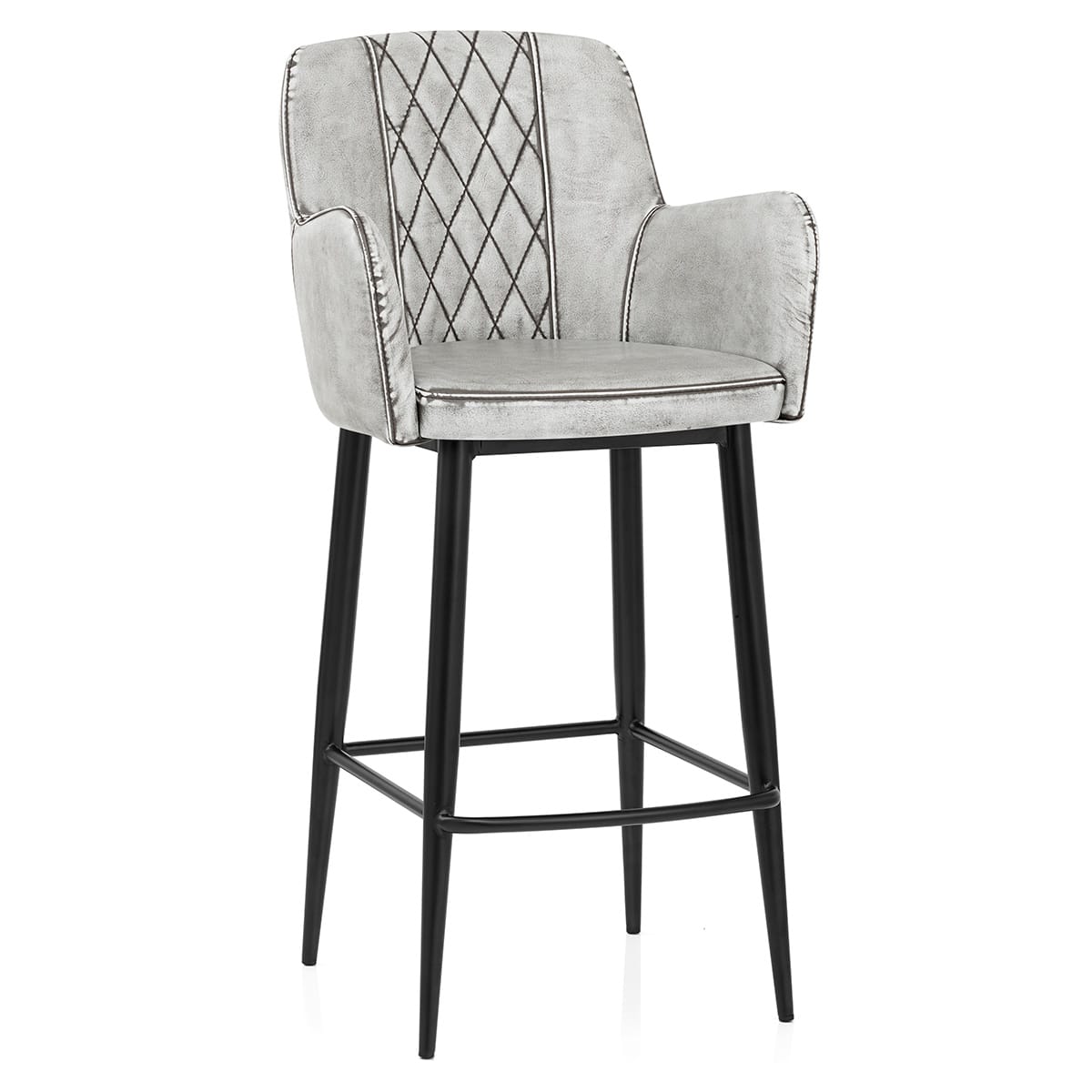 Maverick Bar Stool Vintage White