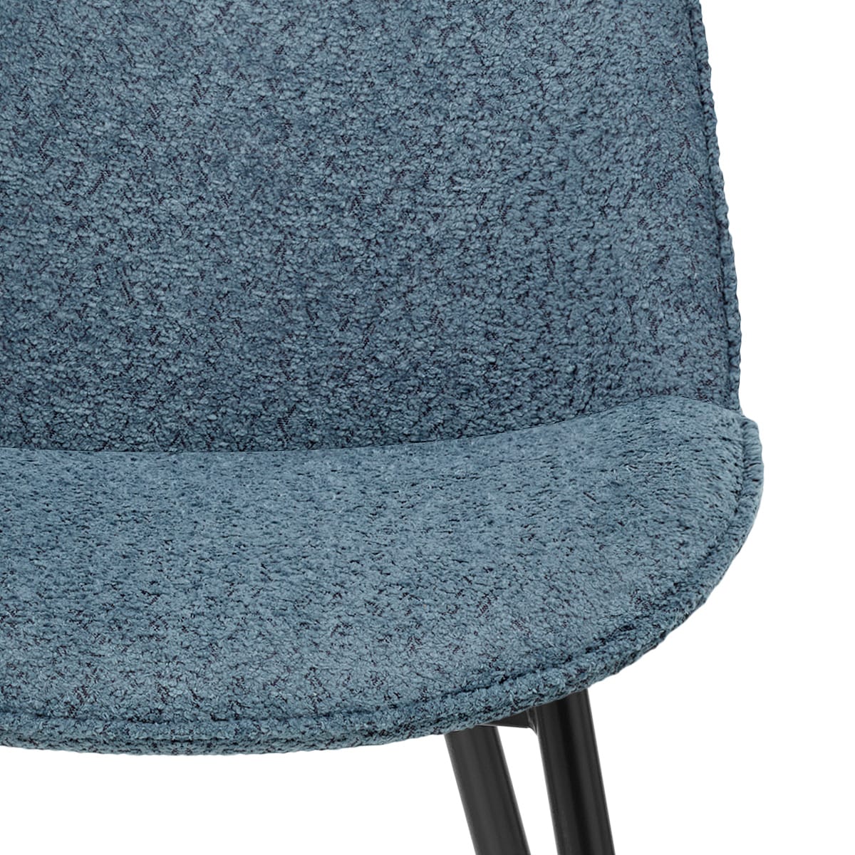 Mia Dining Chair Blue Fabric