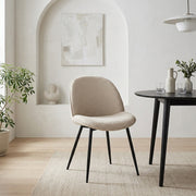 Chaise Tissu - Mia Crème 
