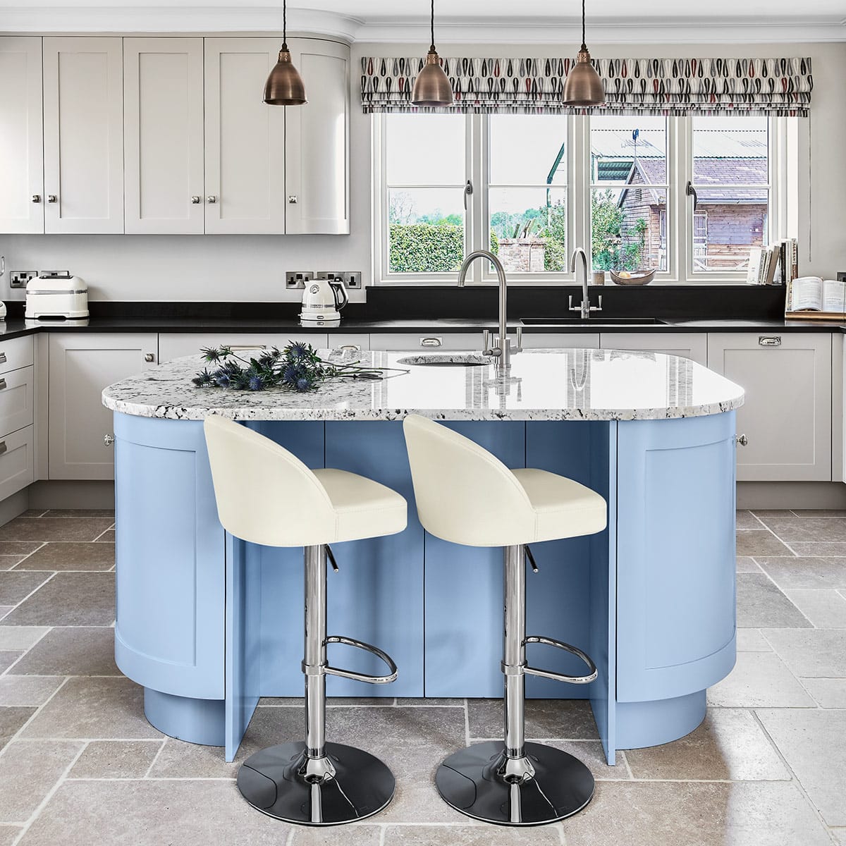 Mimi Chrome Stool Cream