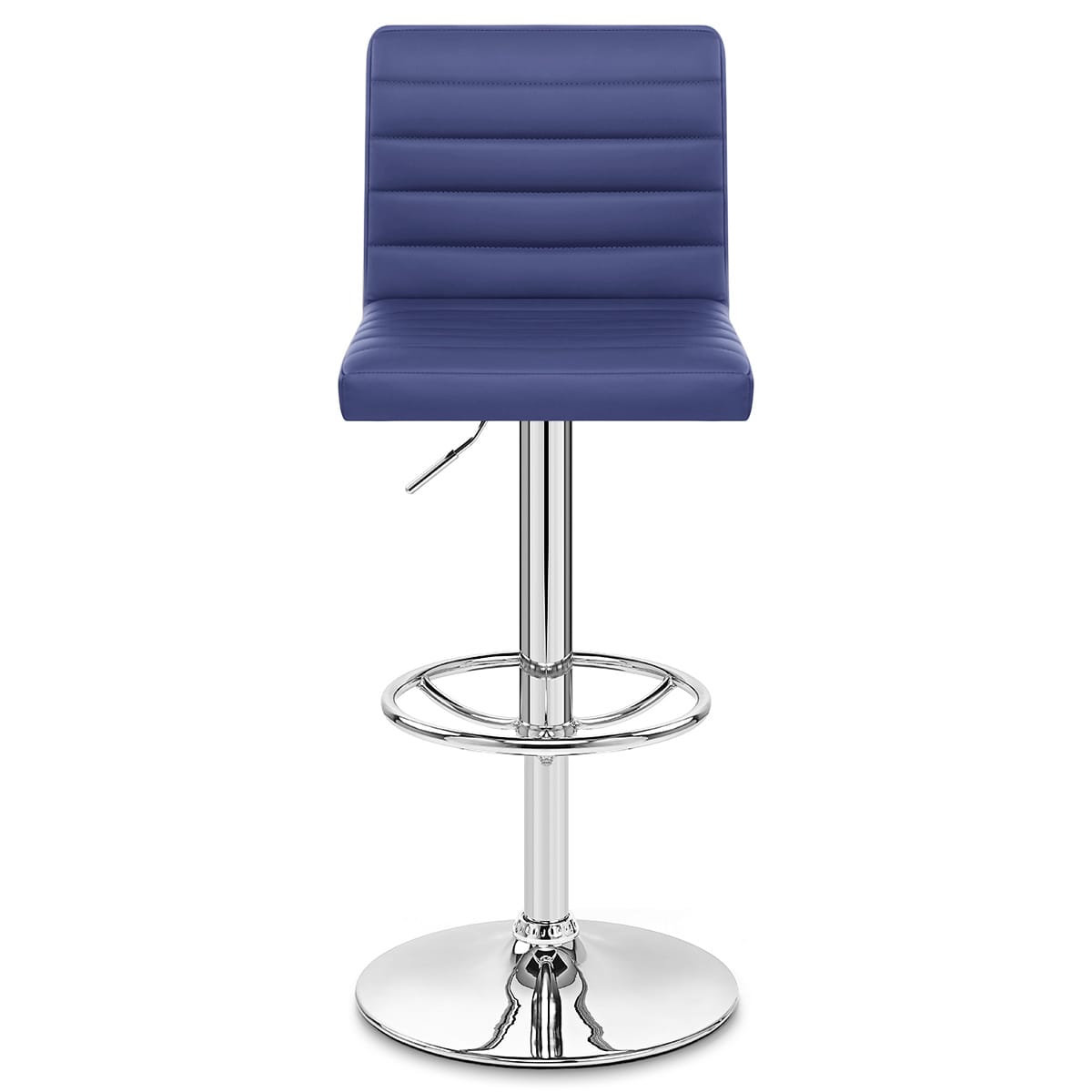 Chaise de Bar Faux Cuir Chrome - Mint Bleu 