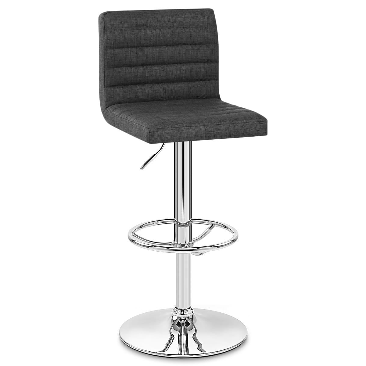 Chaise de Bar Tissu - Mint Gris Foncé