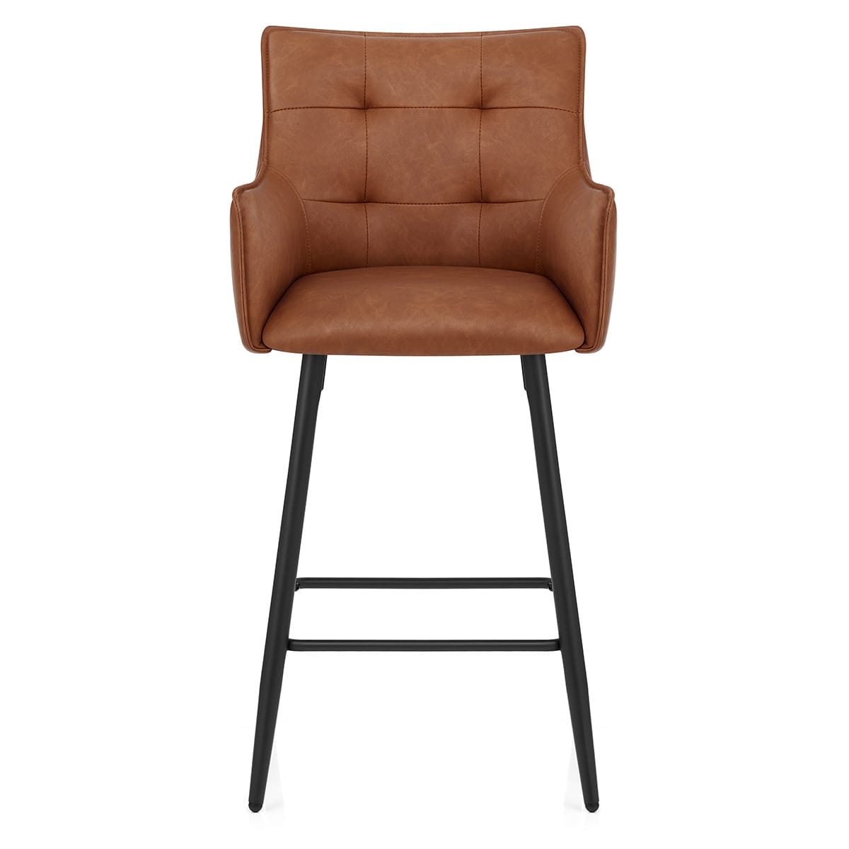 Tabouret Faux Cuir - Montana Marron 