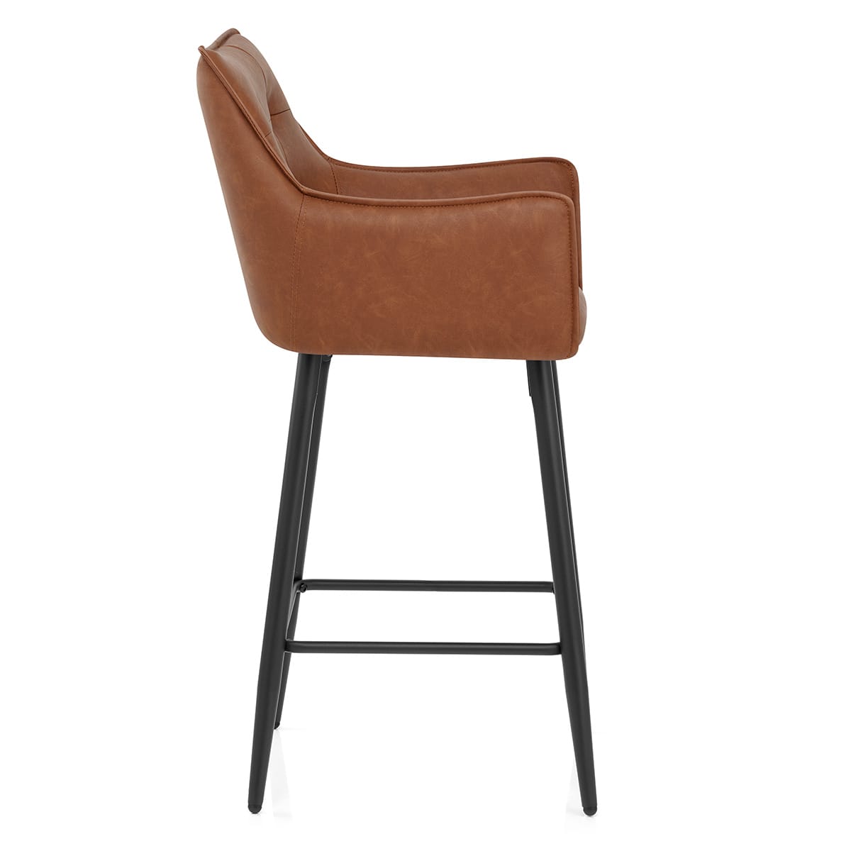 Tabouret Faux Cuir - Montana Marron 