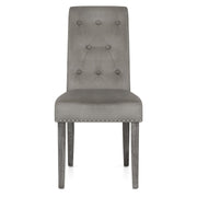 Moreton Dining Chair Grey Velvet