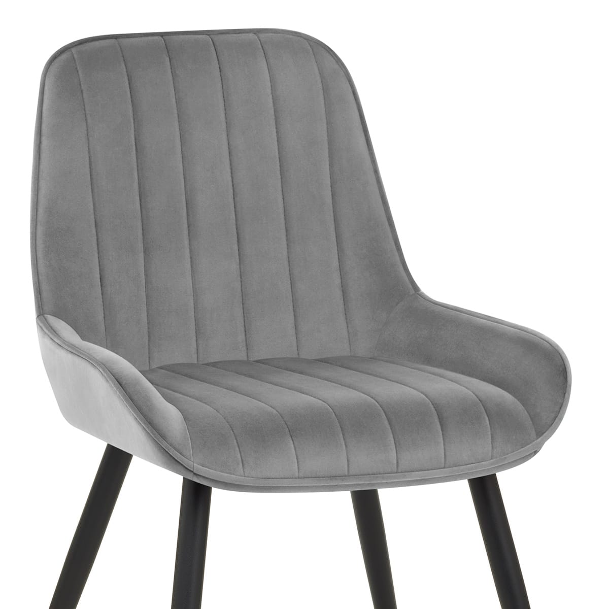 Mustang Chair Dark Grey Velvet