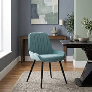 Chaise Velours - Mustang Vert 