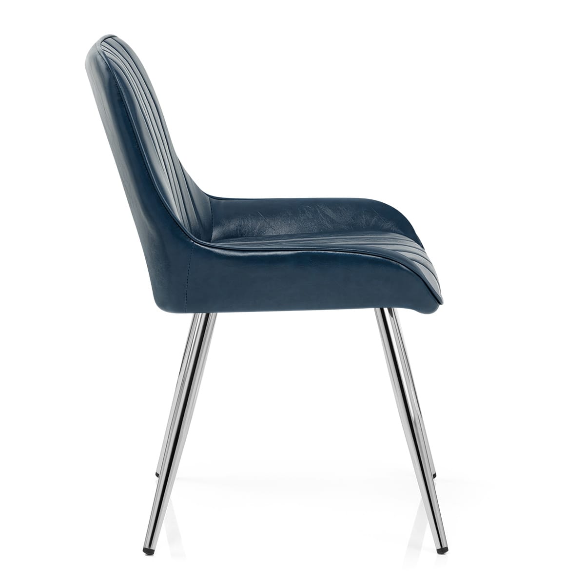 Mustang Chrome  Chair Antique Blue