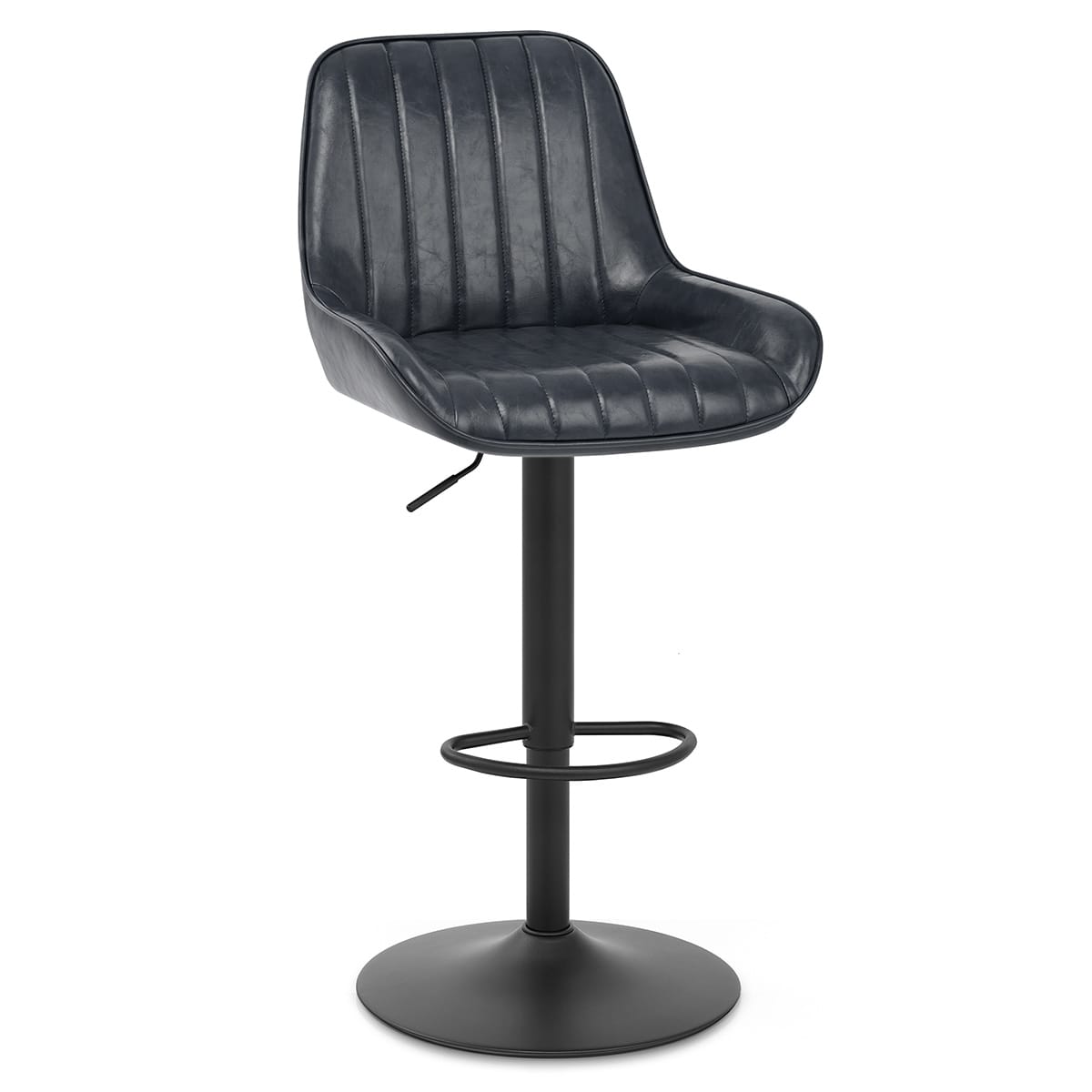 Mustang Gas Lift Bar Stool Antique Slate