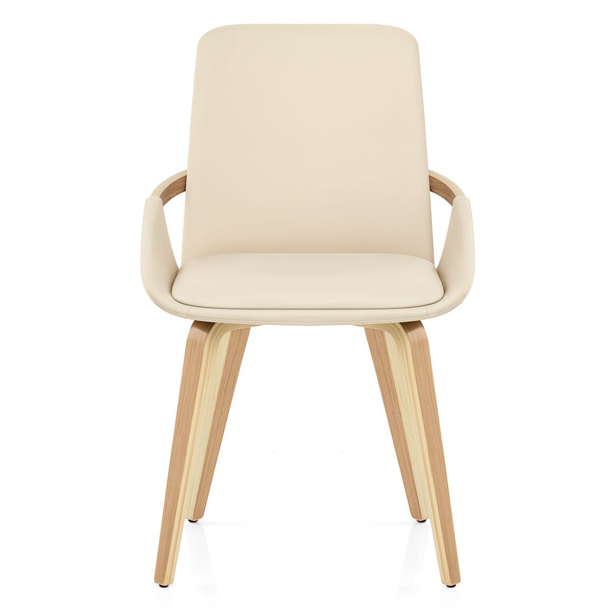 Chaise Faux Cuir - Ohio Crème 