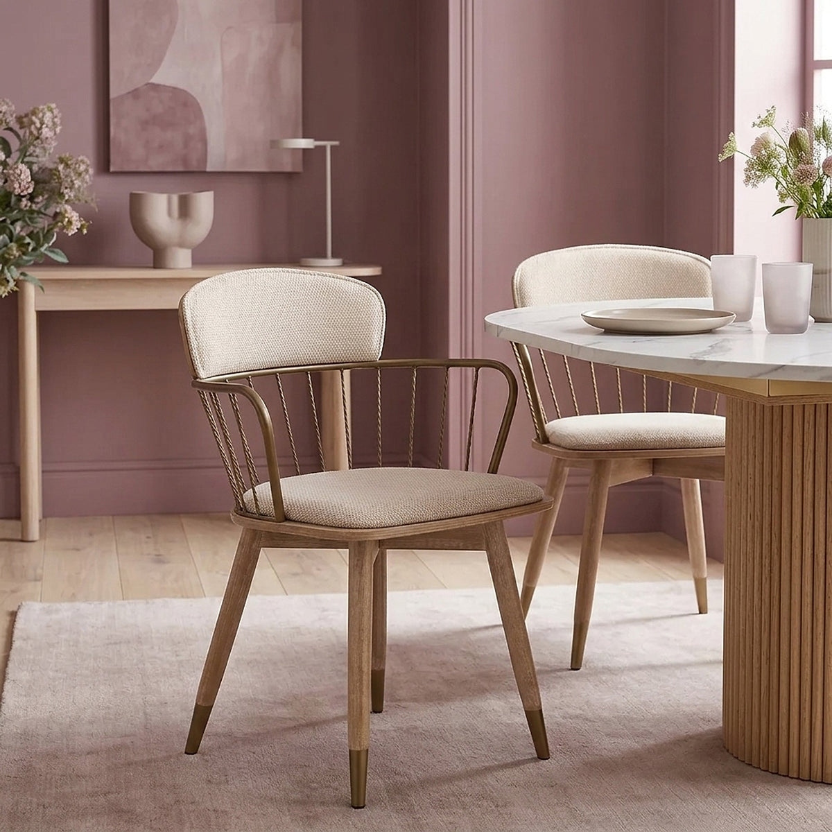 Chaise Tissu - Opera Crème 
