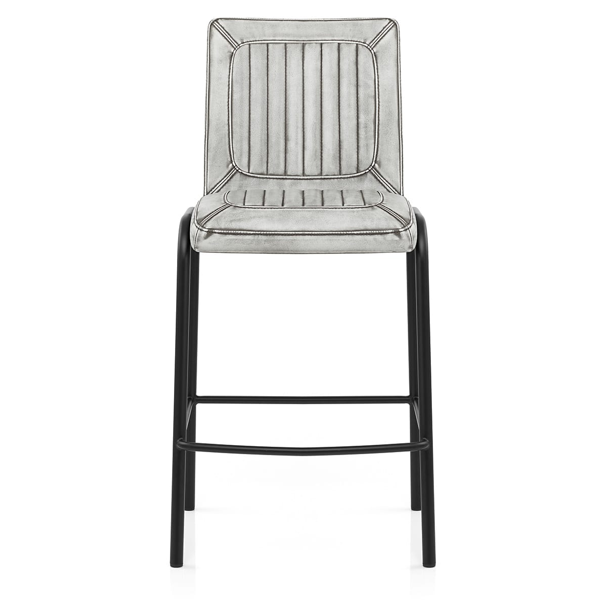 Tabouret de Bar Faux Cuir - Osprey Blanc 