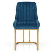 Paget Chair Blue Velvet
