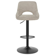 Paris Bar Stool Beige Fabric