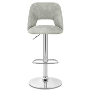 Tabouret de Bar Faux Cuir - Phoenix Gris 