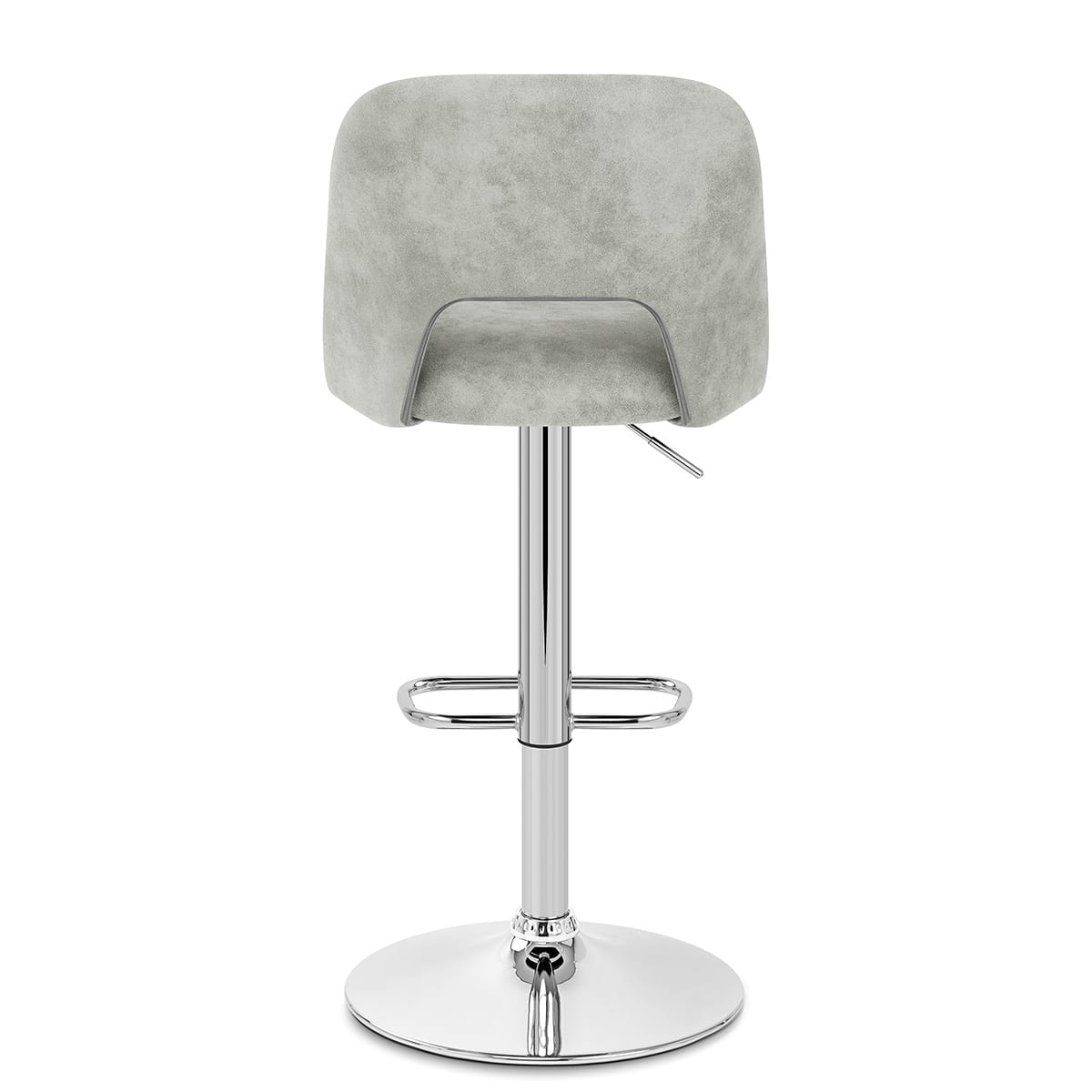 Tabouret de Bar Faux Cuir - Phoenix Gris 