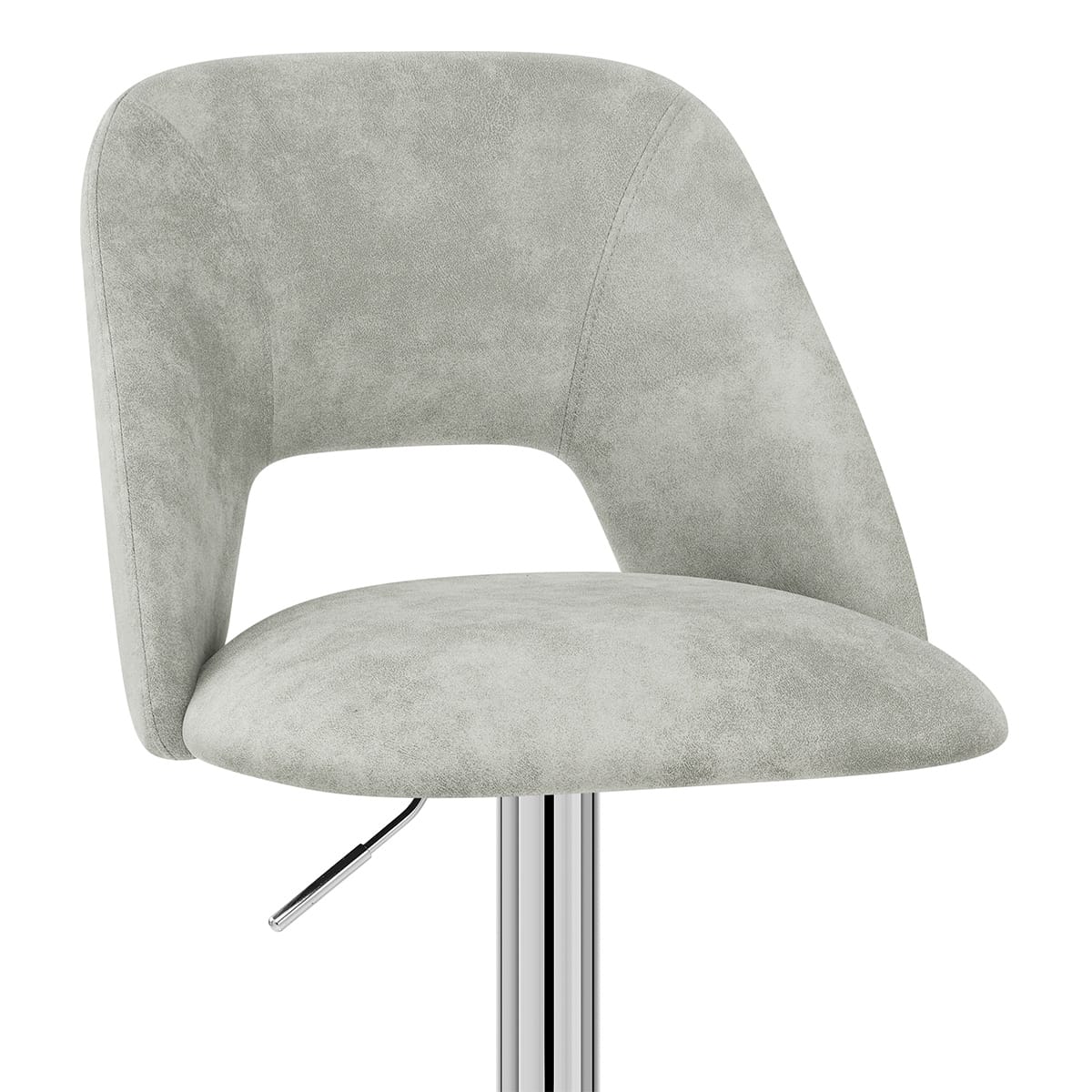 Tabouret de Bar Faux Cuir - Phoenix Gris 