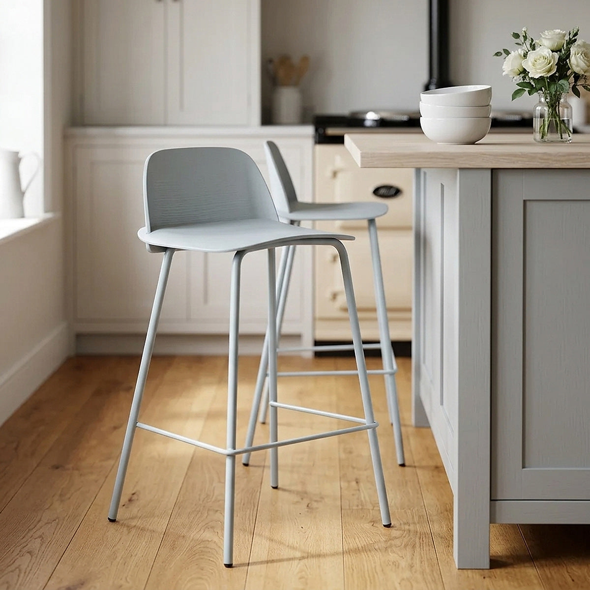 Tabouret de Bar - Pixel Bleu 