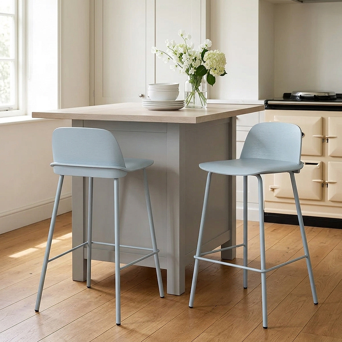 Tabouret de Bar - Pixel Bleu 