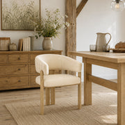 Chaise Métal Faux Cuir - Polo Crème