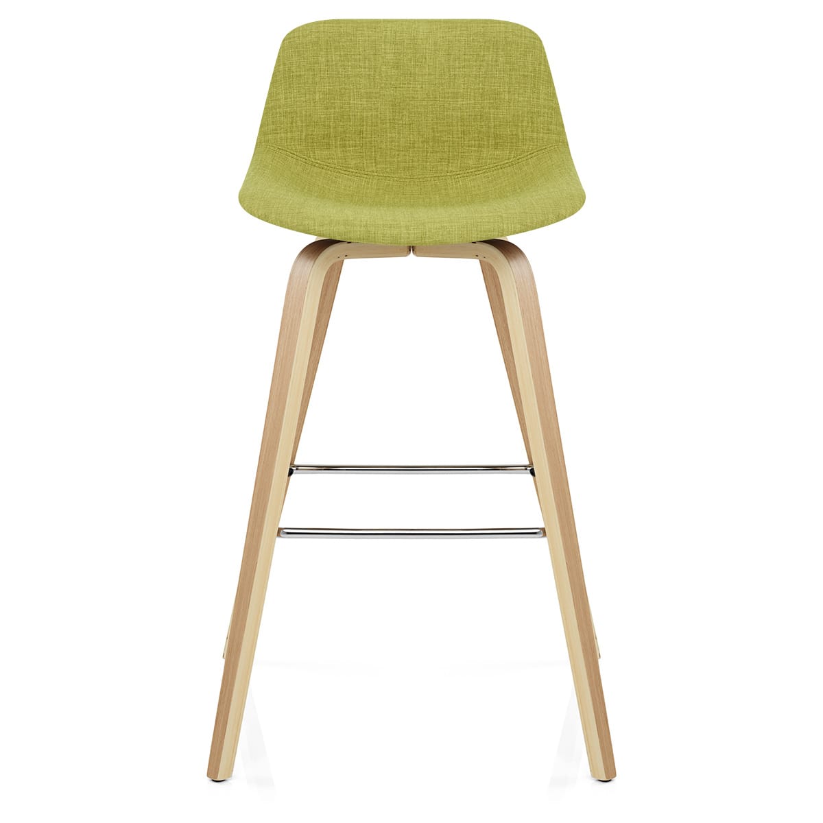 Tabouret de bar Bois Tissu - Reef Vert 