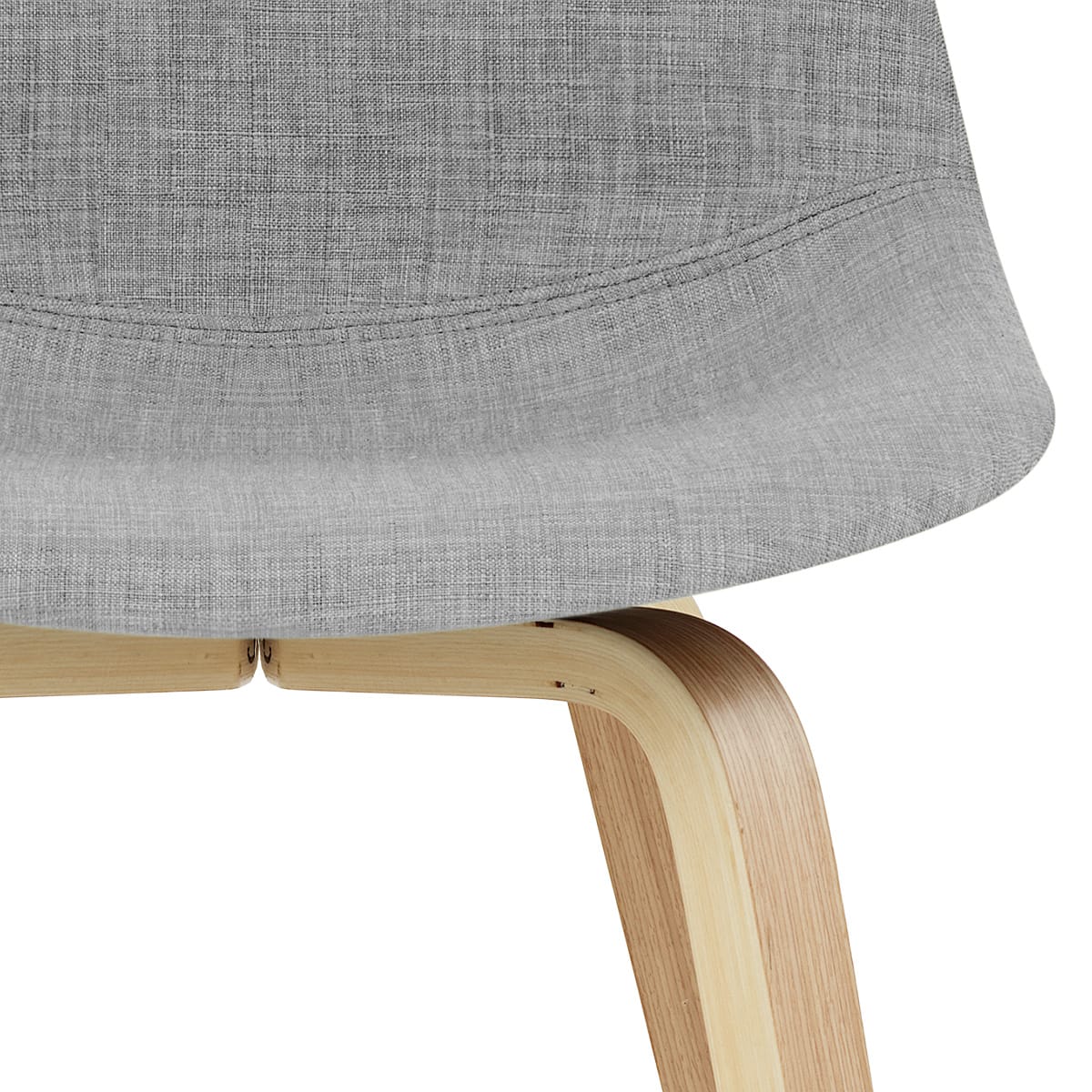 Tabouret De Bar Bois Tissu - Reef Gris