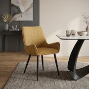 Chaise Tissu - Rene Jaune 