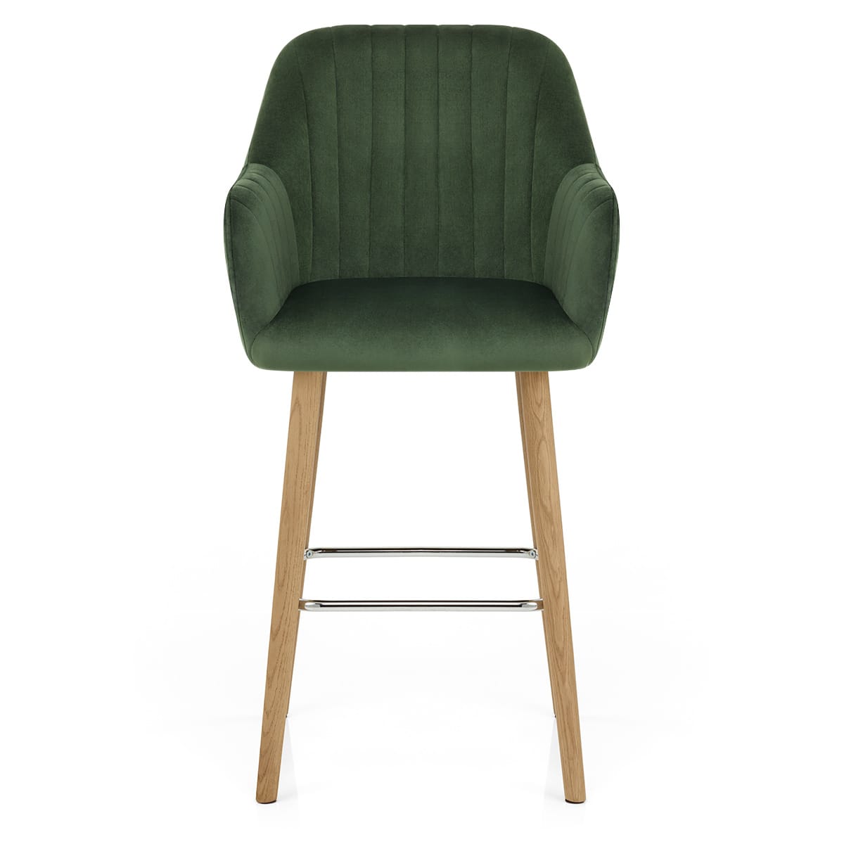 Chaise de bar Bois Velours - Rio Vert 