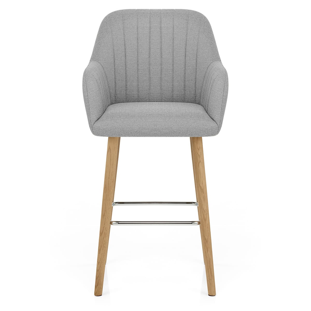 Tabouret de Bar Tissu - Rio Gris 