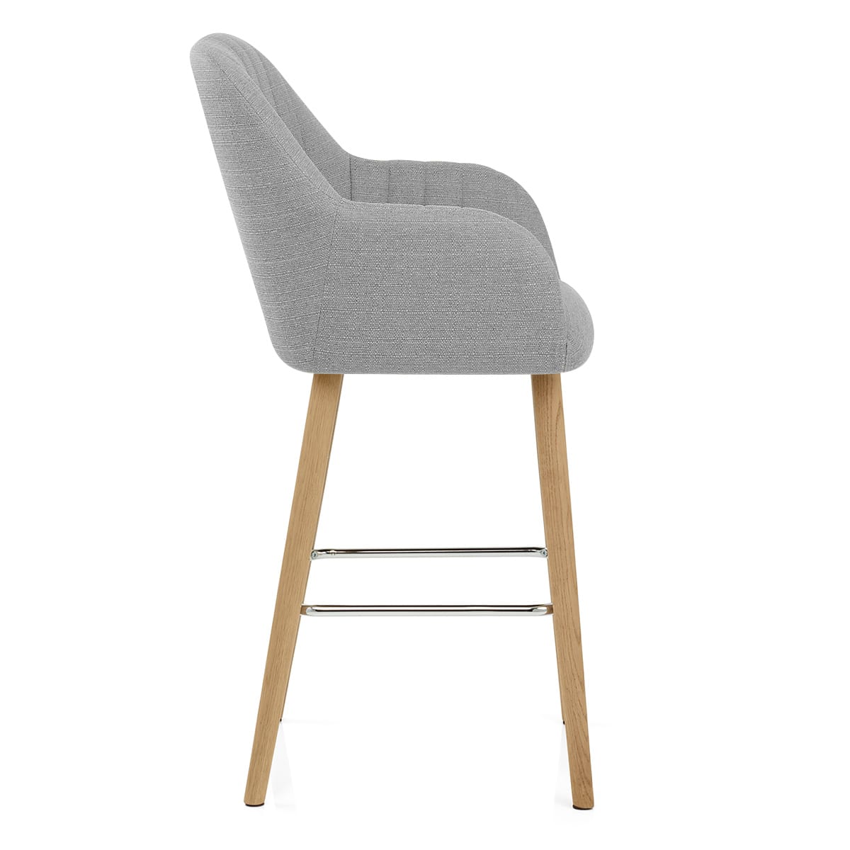Tabouret de Bar Tissu - Rio Gris 