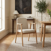 Chaise Tissu - Ripley Crème