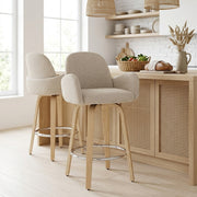 Tabouret de Bar Boucle - Romeo Crème 