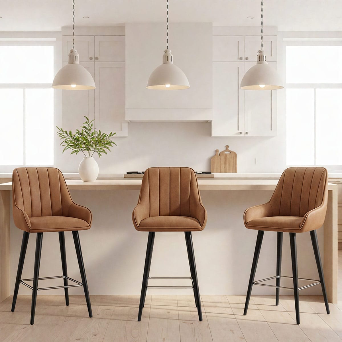 Rosa Bar Stool Tan